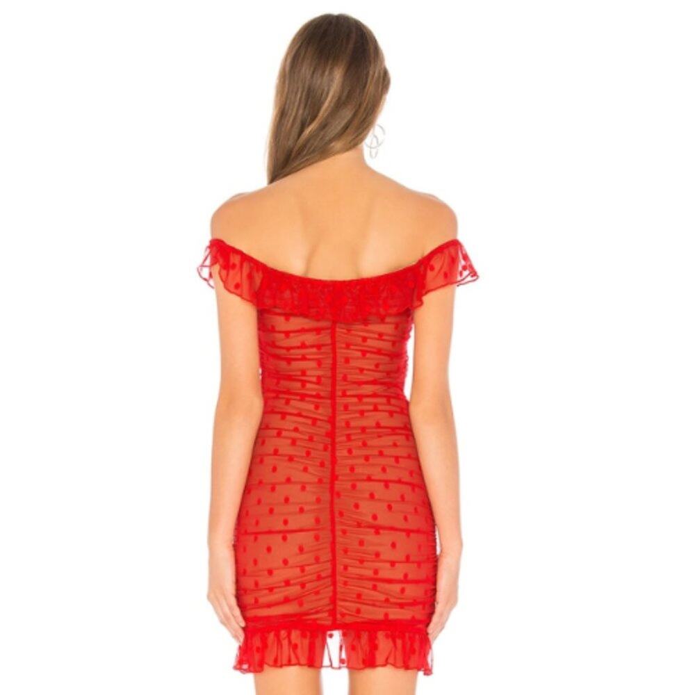 Majorelle Bandit Dress in Red NWOT Size Small - Picture 3 of 3